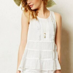 Maeve Swiss Dot Sheet Blouse